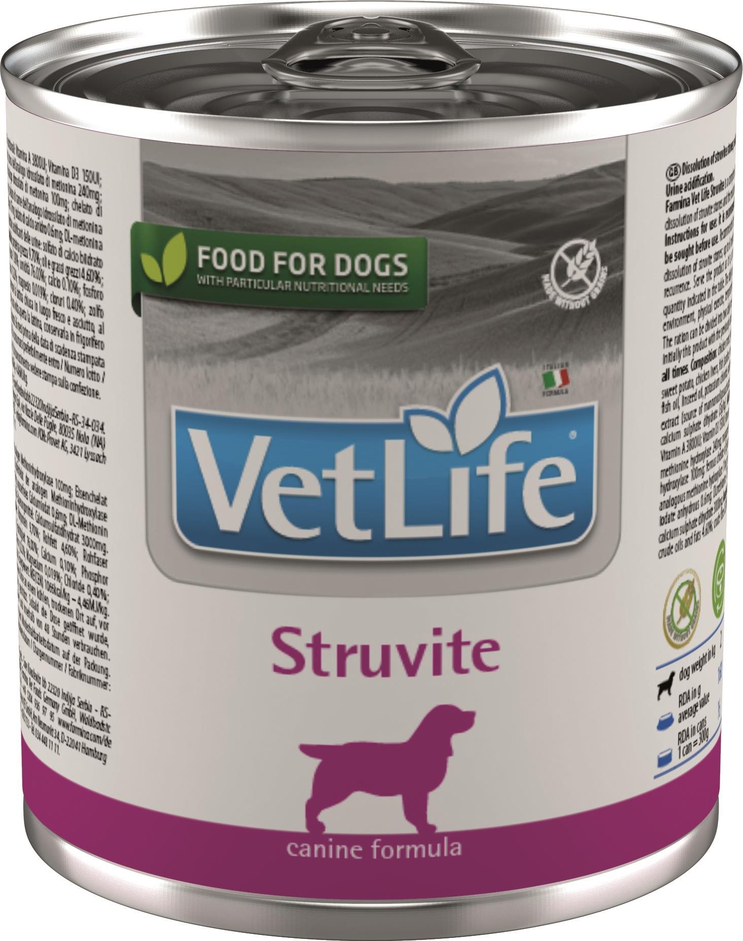 Vet Life Natural Dog konzerva Struvite 300 g Diétna konzerva pre psov