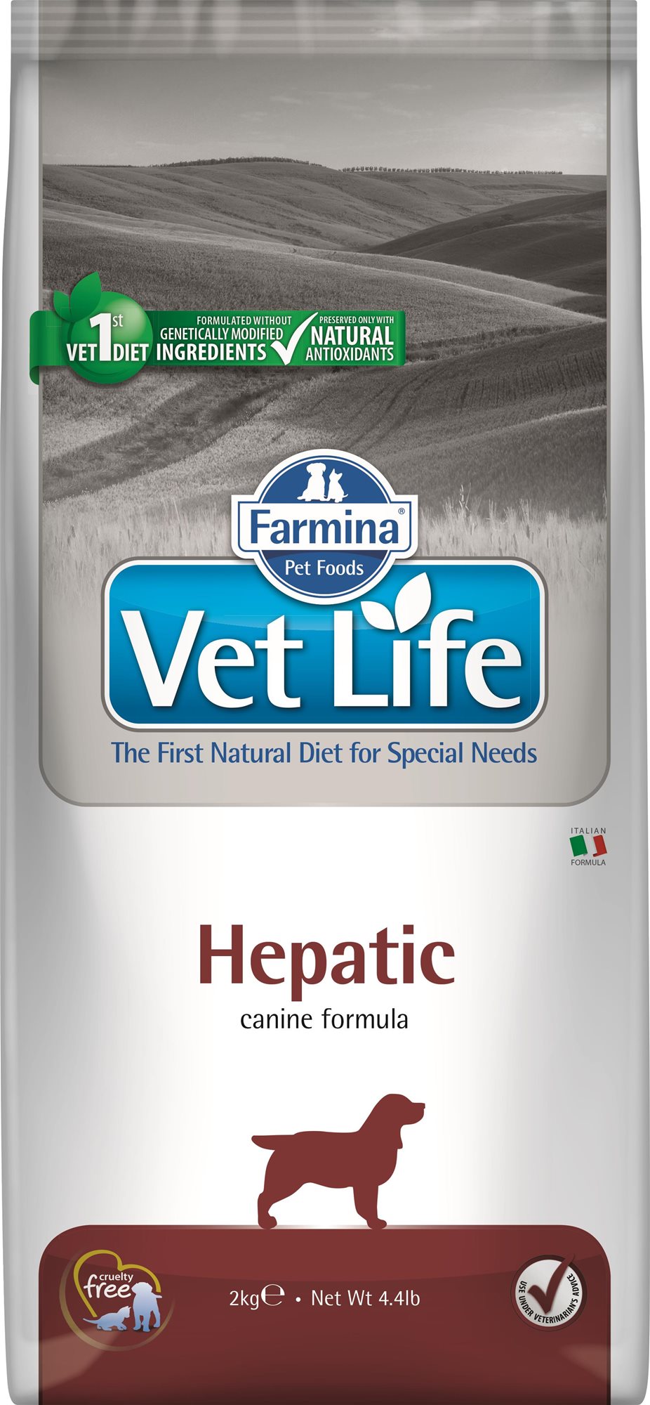 Vet Life Natural Dog Hepatic 2 kg Diétne granule pre psov