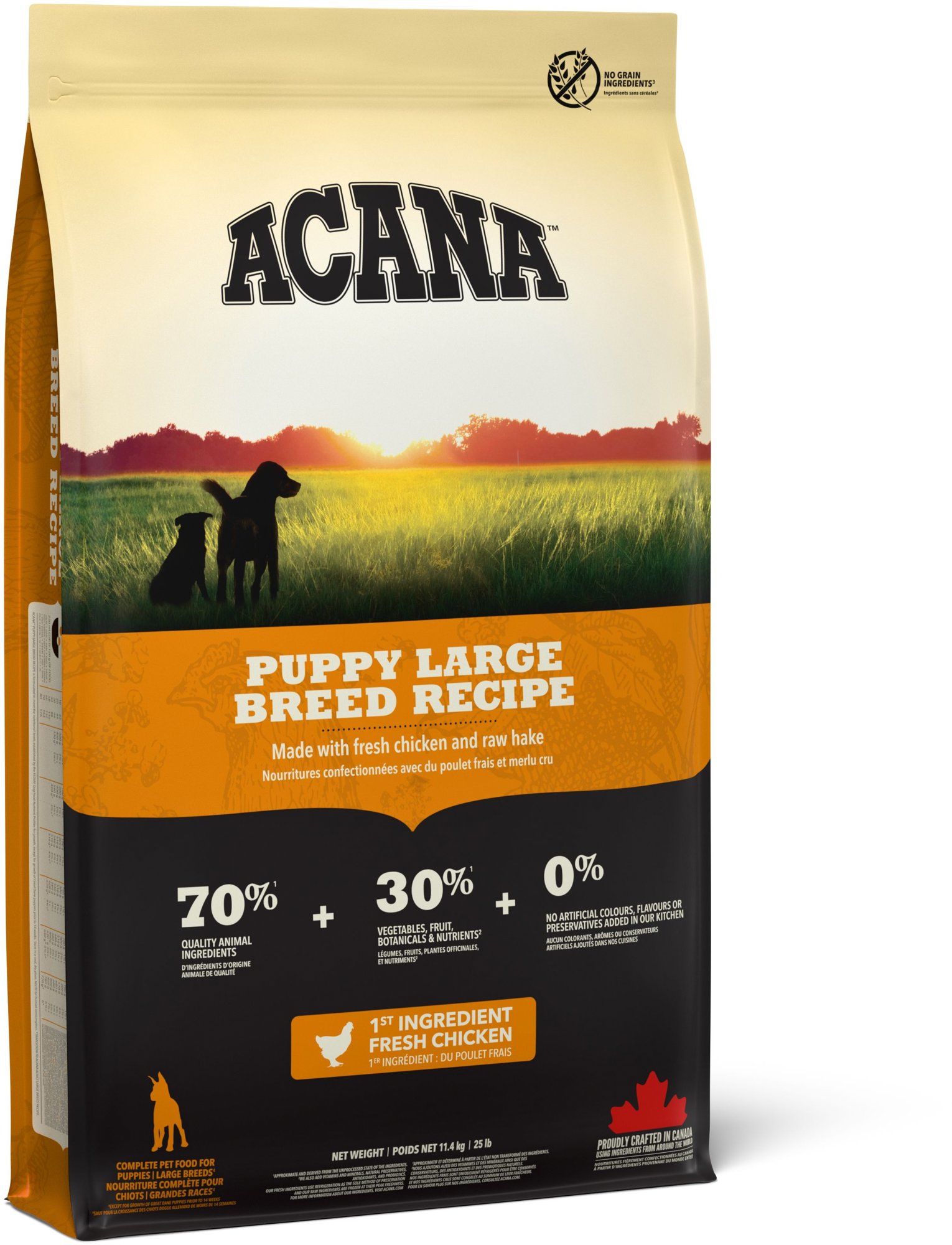 Acana Puppy Large Breed Recipe 11,4 kg Granule pre šteniatka