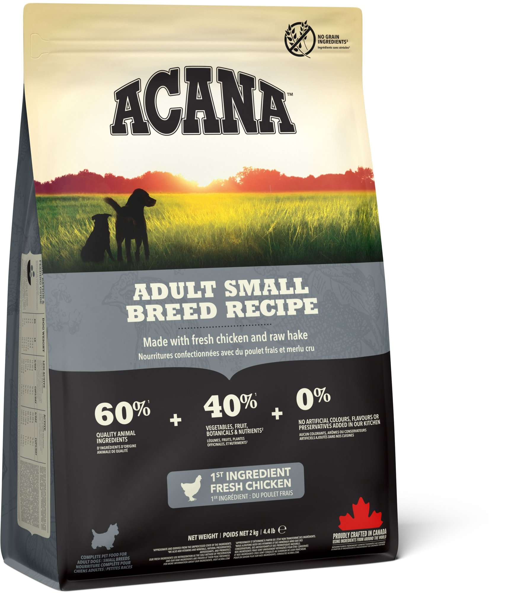 Acana Adult Small Breed Recipe 2 kg Granuly pre psov
