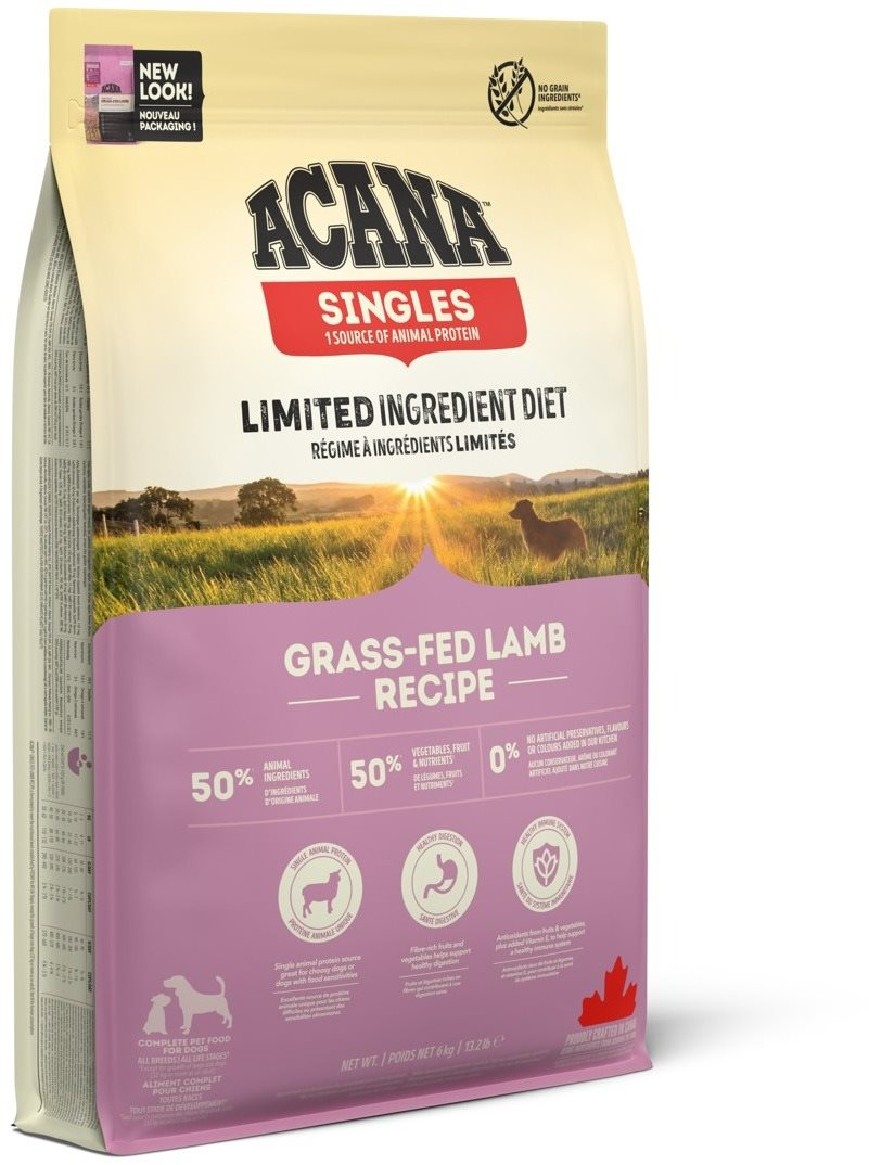 Acana Grass-Fed Lamb Singles 6 kg Granuly pre psov