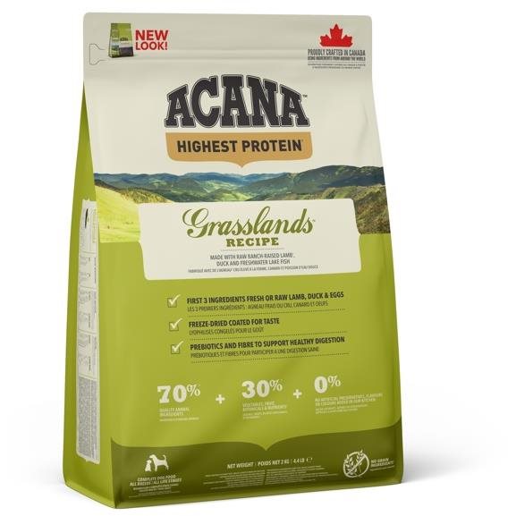 Acana Grasslands Dog 2 kg Granuly pre psov