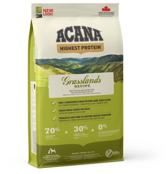 Acana Grasslands Dog 11,4 kg Granuly pre psov