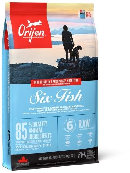 Orijen Six Fish 11,4 kg Granuly pre psov