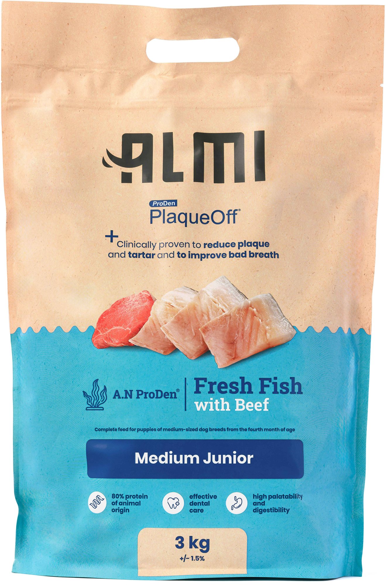 ALMI Medium Junior 3 kg Granule pre šteniatka