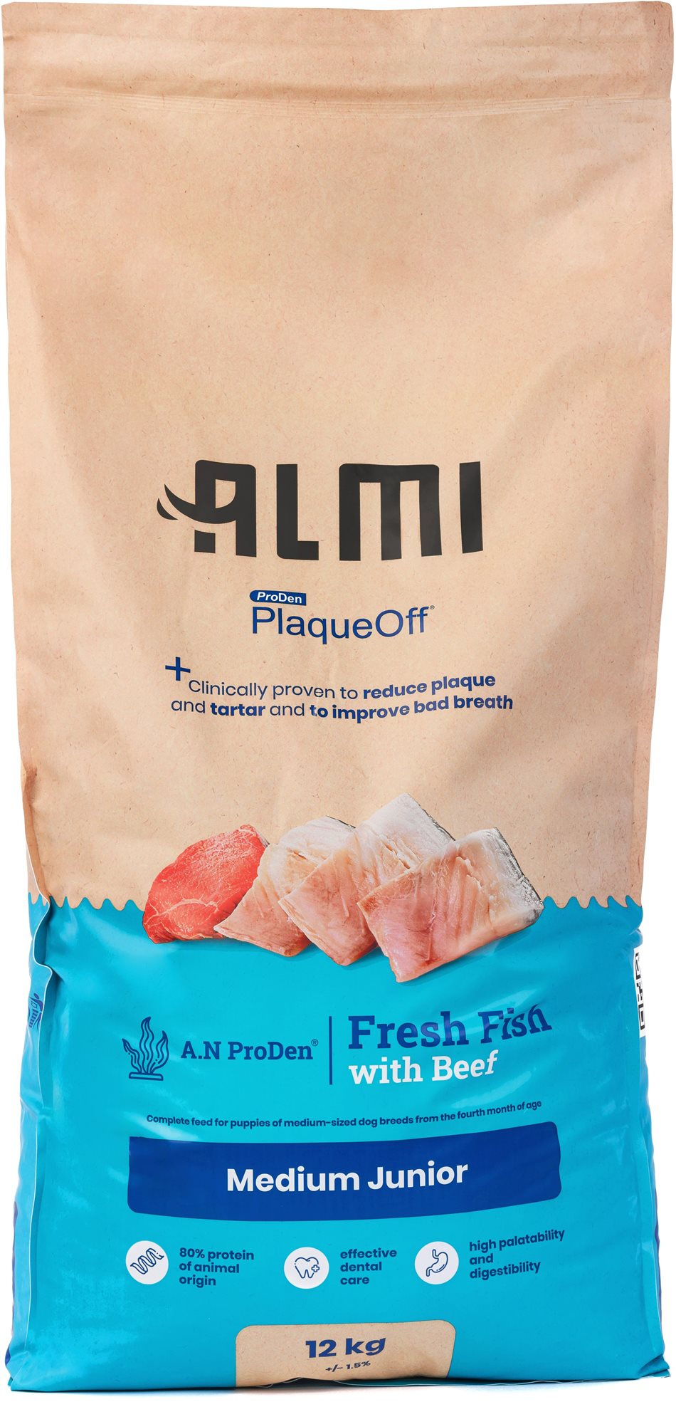 ALMI Medium Junior 12 kg Granule pre šteniatka