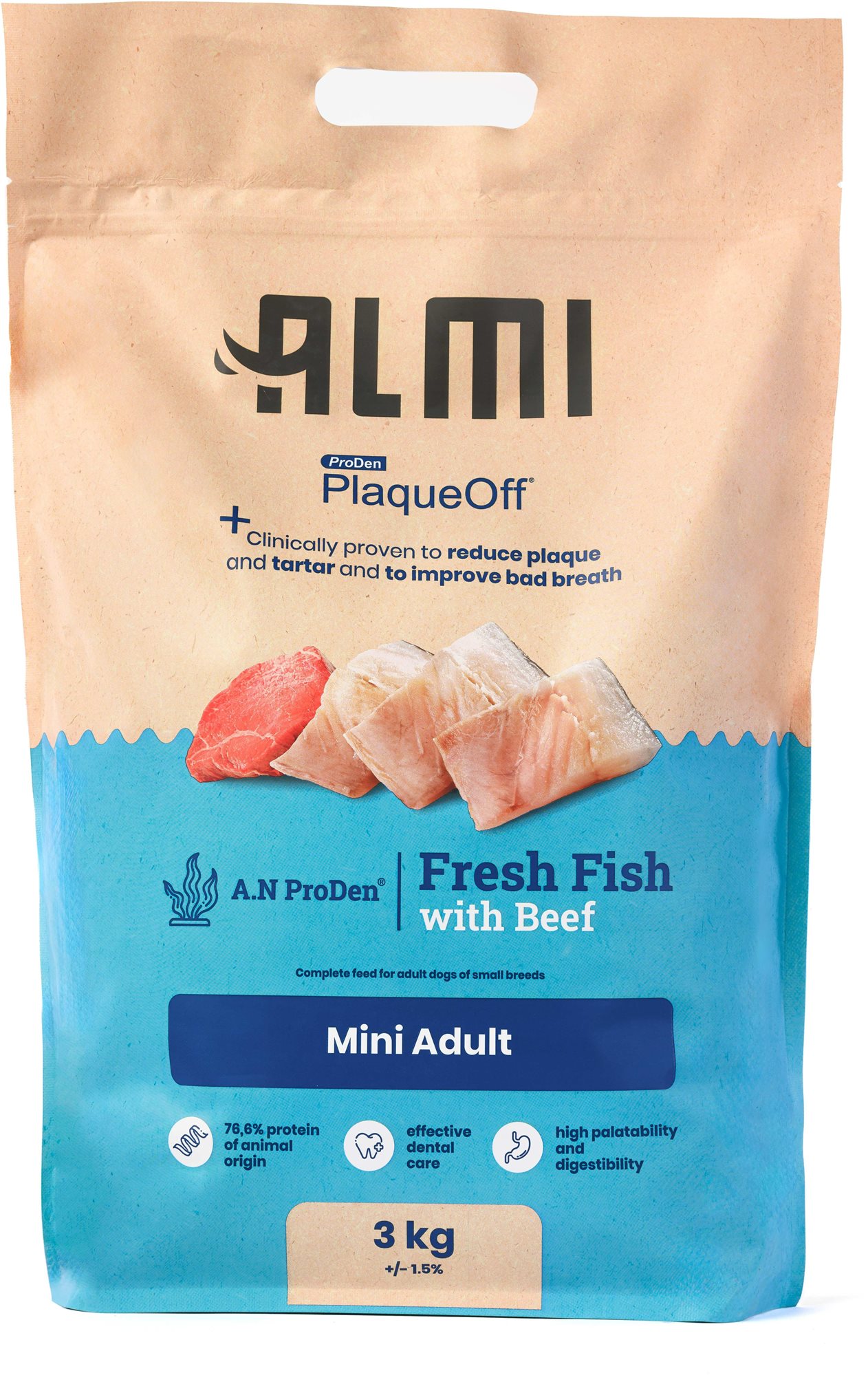 ALMI Mini Adult 3 kg Granuly pre psov