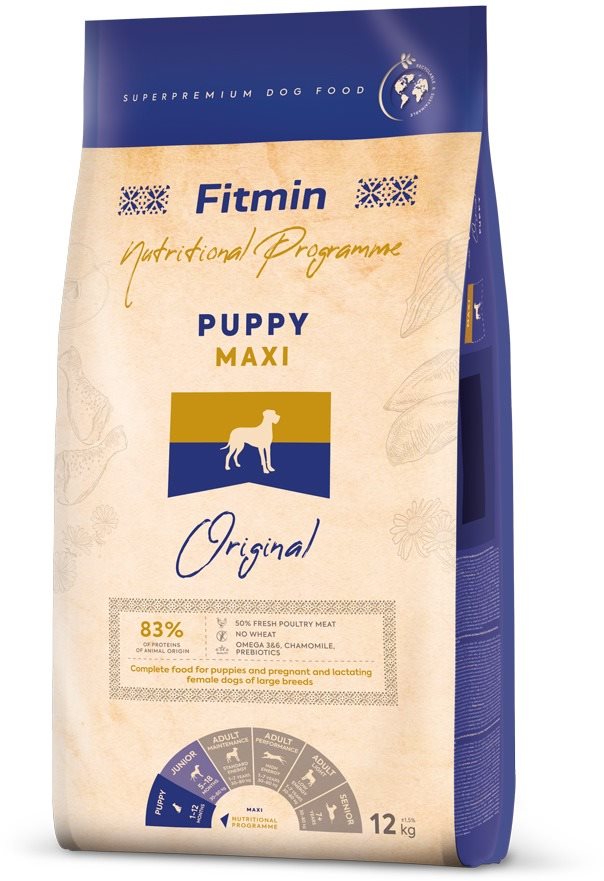 Fitmin Maxi Puppy 12 Kg Granule pre šteniatka