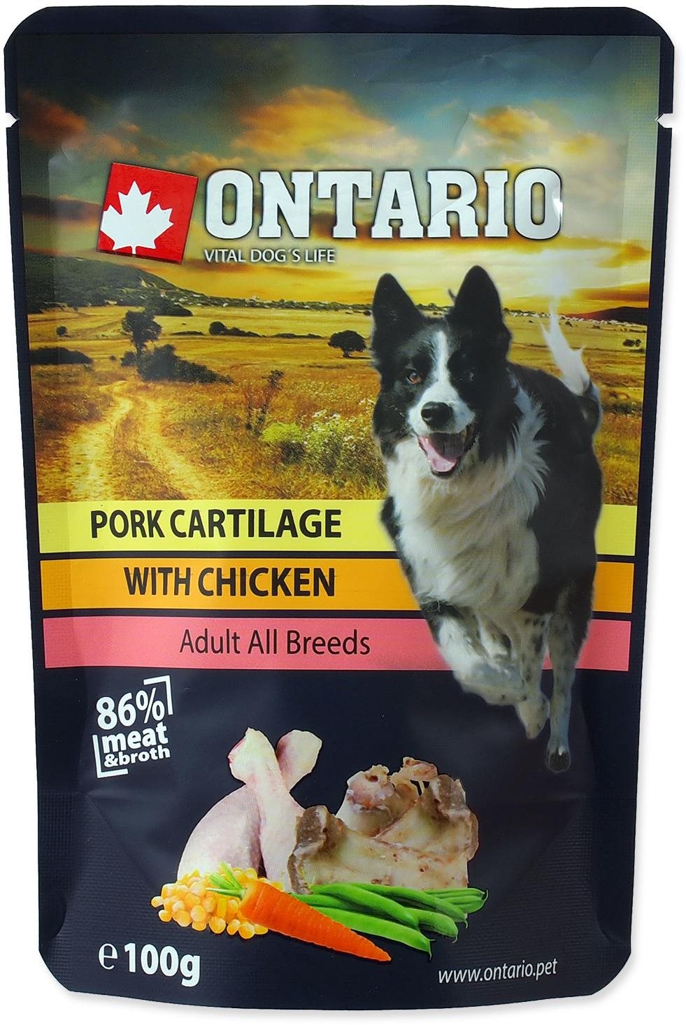 Ontario Kapsička, bravčová chrupavka s kuracím vo vývare 100 g...