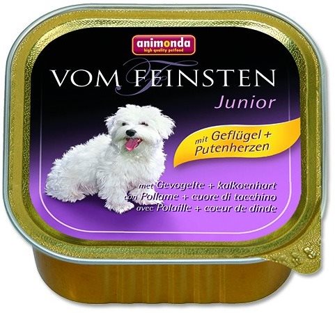 Animonda paštéta pre psov Junior hydina, morčacie srdce 150 g...