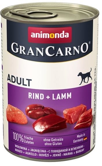 Grancarno konzerva pre psov Senior hovädzie, jahňacie 400 g...