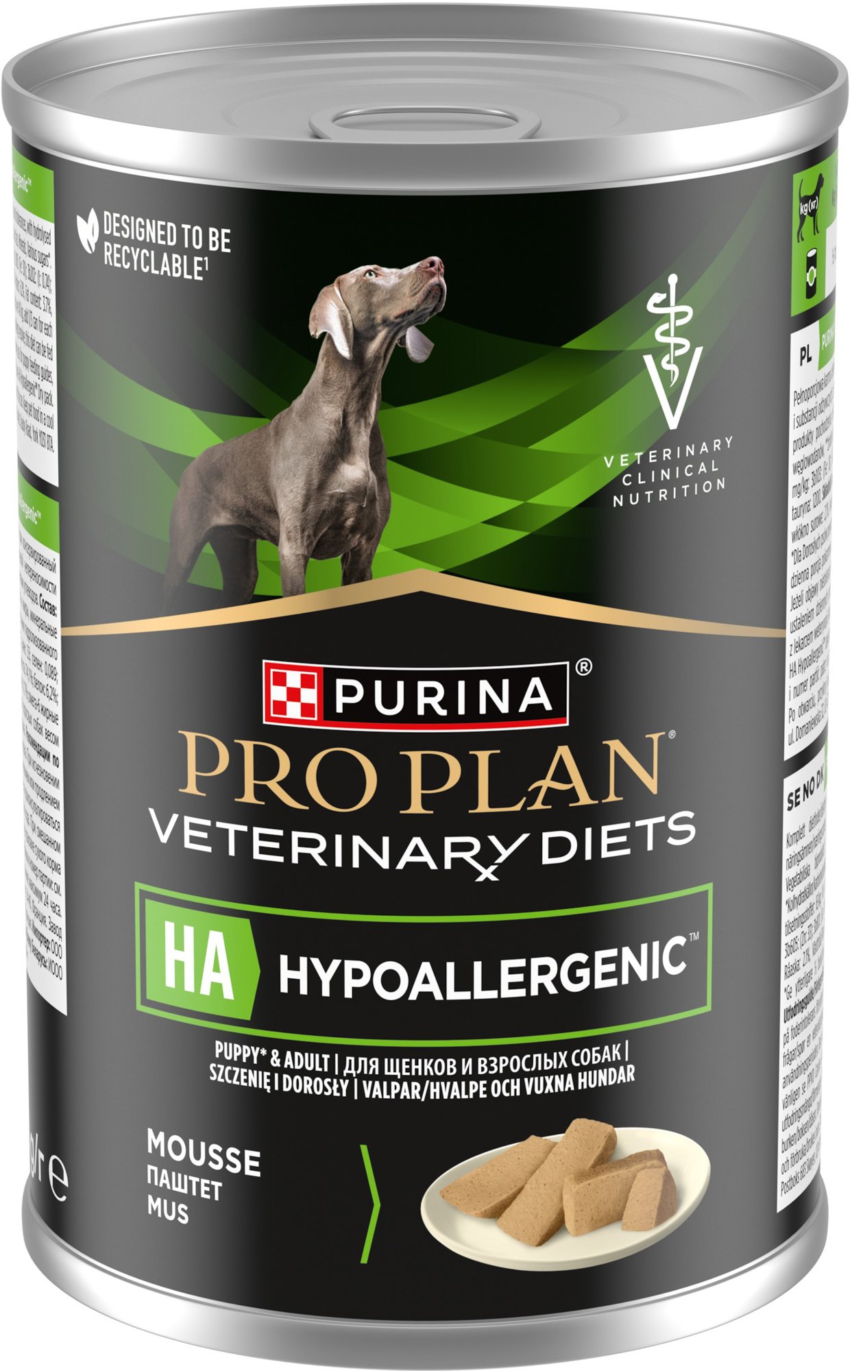 Pro Plan Veterinary Diets Canine HA Hypoallergenic 400 g Diétna...
