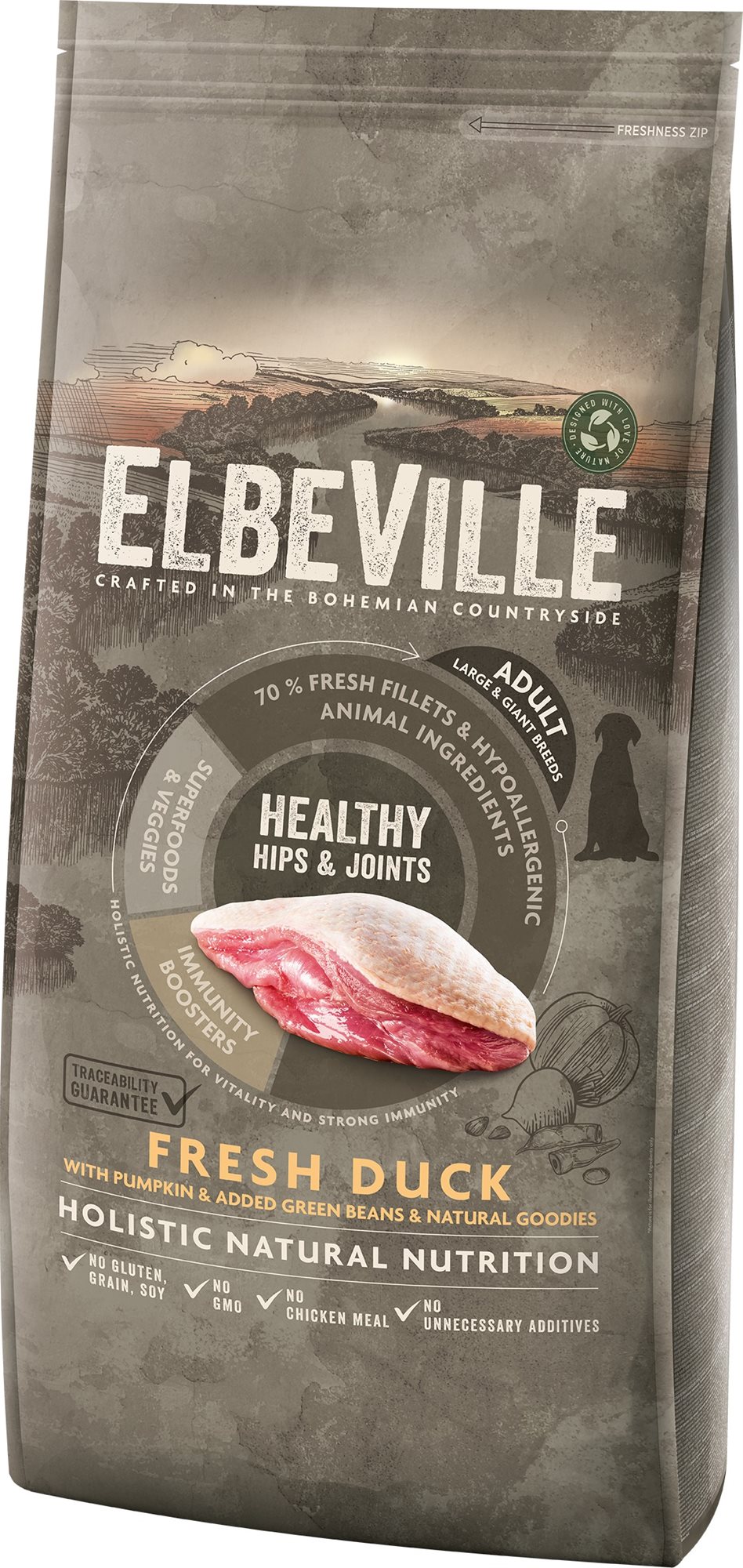 Elbeville Adult Large Healthy Hips and Joints Fresh Duck 11,4 kg...