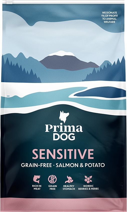 PrimaDog Losos so zemiakmi bez obilnín pre dospelých psov s...