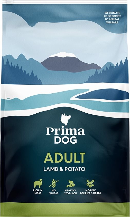 PrimaDog Jahňacie so zemiakmi pre dospelých psov všetkých plemien 3...