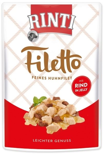 Rinti filet kura + hovädzie 100 g Kapsička pre psov