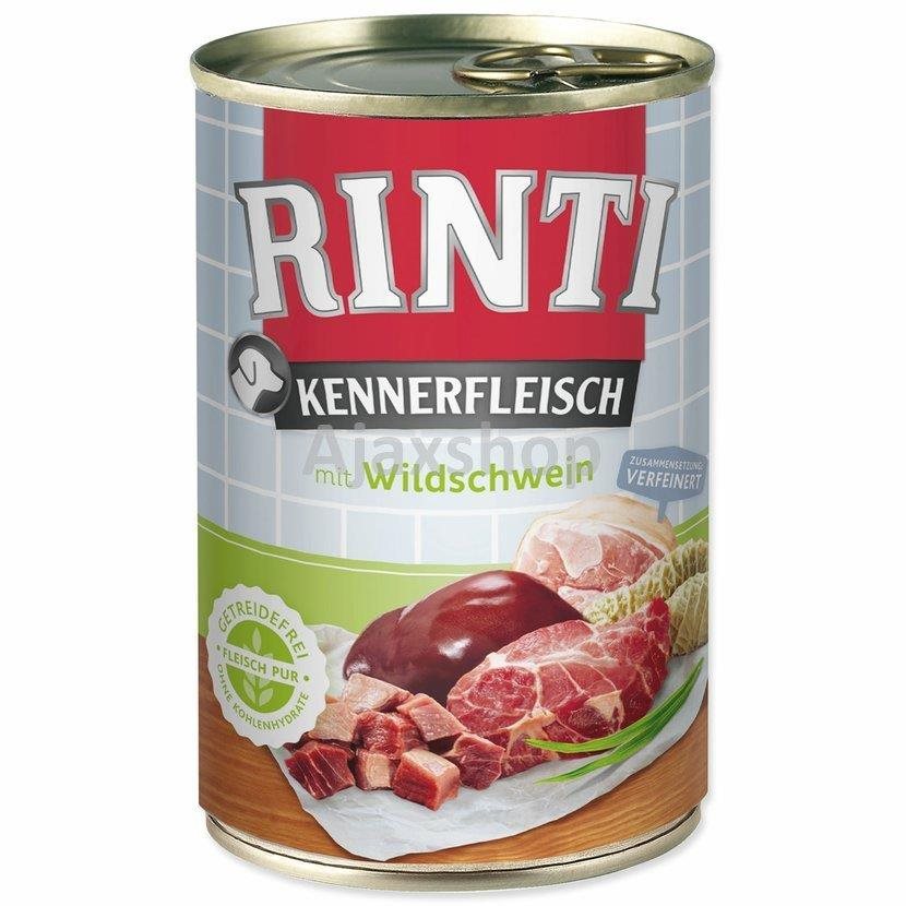 Rinti konzerva diviak 400 g Konzerva pre psov