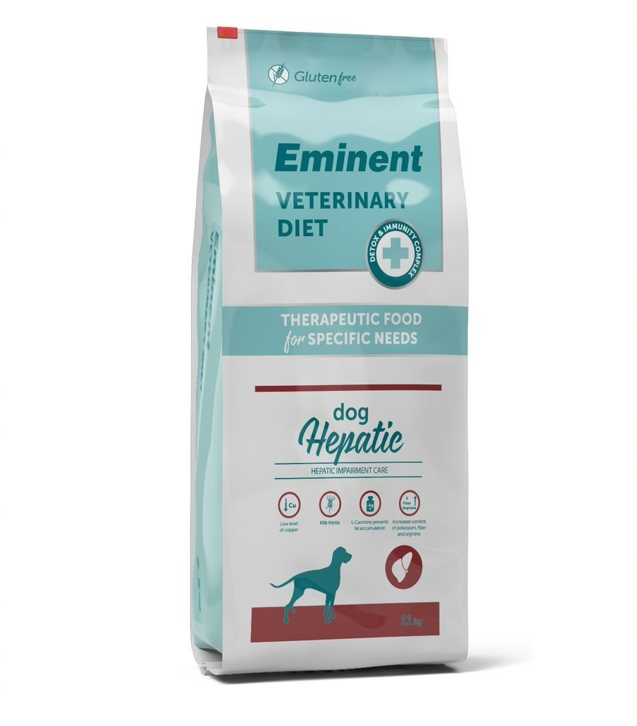 Eminent Vet Diet Dog Hepatic 11 kg Diétne granule pre psov