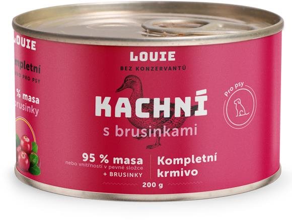 LOUIE kačacie (95 % v pevnej zložke) s brusnicami 200 g Konzerva...