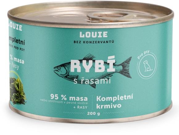 LOUIE rybie (95 % v pevnej zložke) s riasami 200 g Konzerva pre psov