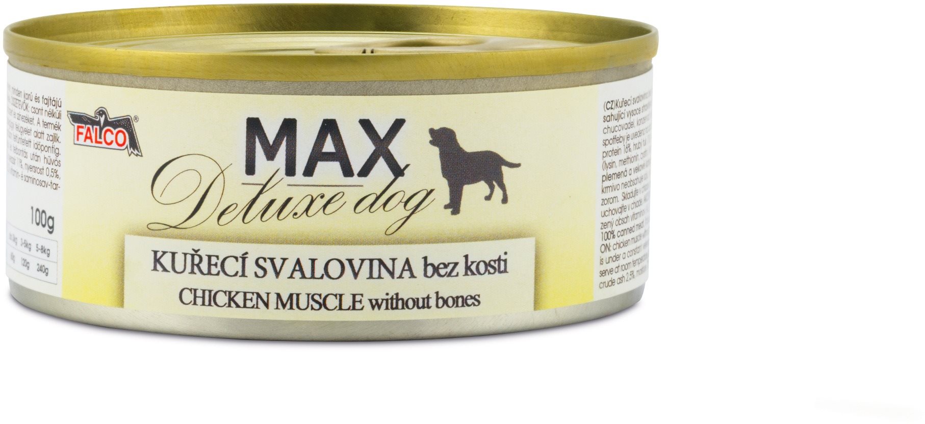 Sokol Falco MAX kuracia svalovina bez kosti 100 g Konzerva pre psov