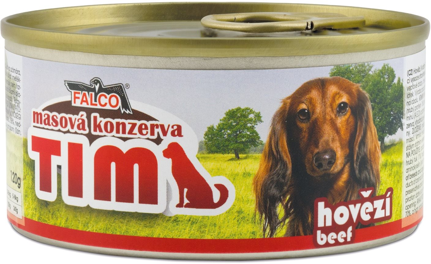 Sokol Falco TIM hovädzie 120 g Konzerva pre psov