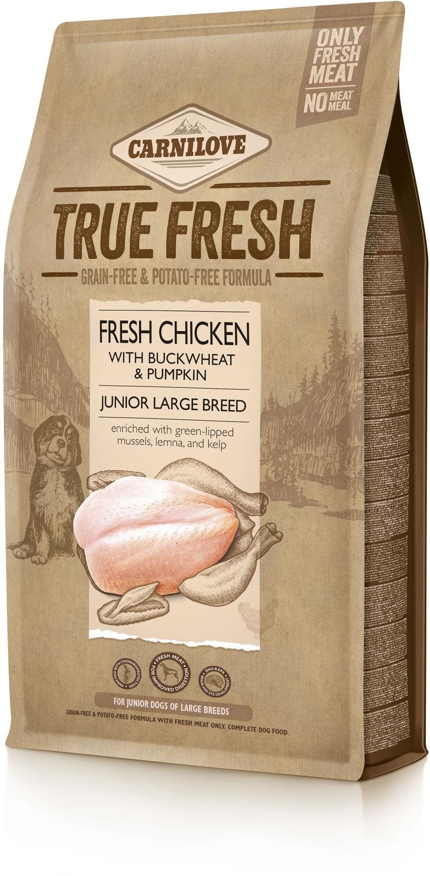 Carnilove True Fresh Granuly pre mladé psy veľkých plemien s...