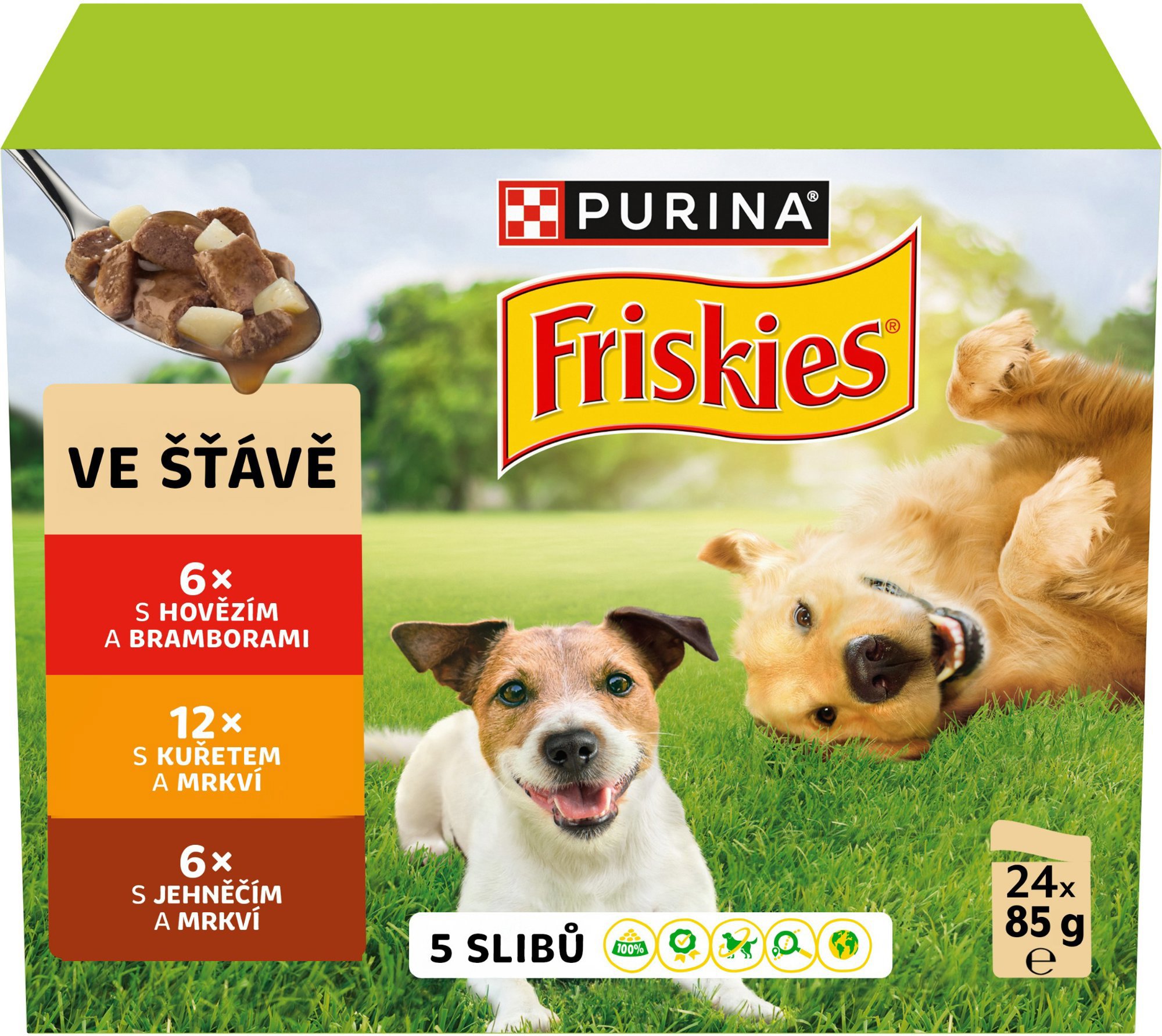 Friskies Adult multipack lahodný výber v šťave 24× 85 g Kapsička...