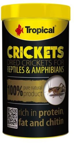 Tropical Crickets 100 ml 10 g Krmivo pre teráriové zvieratá