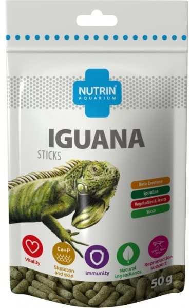 Nutrin Aquarium Iguana Sticks 50 g Krmivo pre teráriové zvieratá