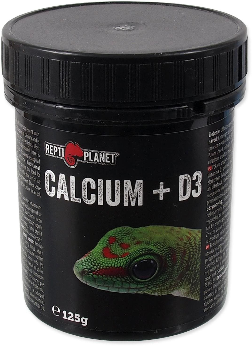 Repti Planet krmivo doplnkové Calcium + D3 125 g Krmivo pre...