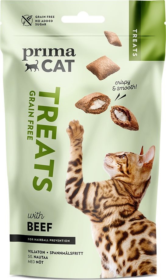 PrimaCat klasik anti-hairball chrumkavá maškrta 40 g Maškrty pre...