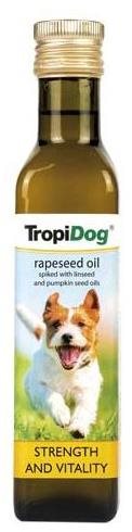 TropiDog Repkový olej pre psov 250 ml Doplnok stravy pre psov