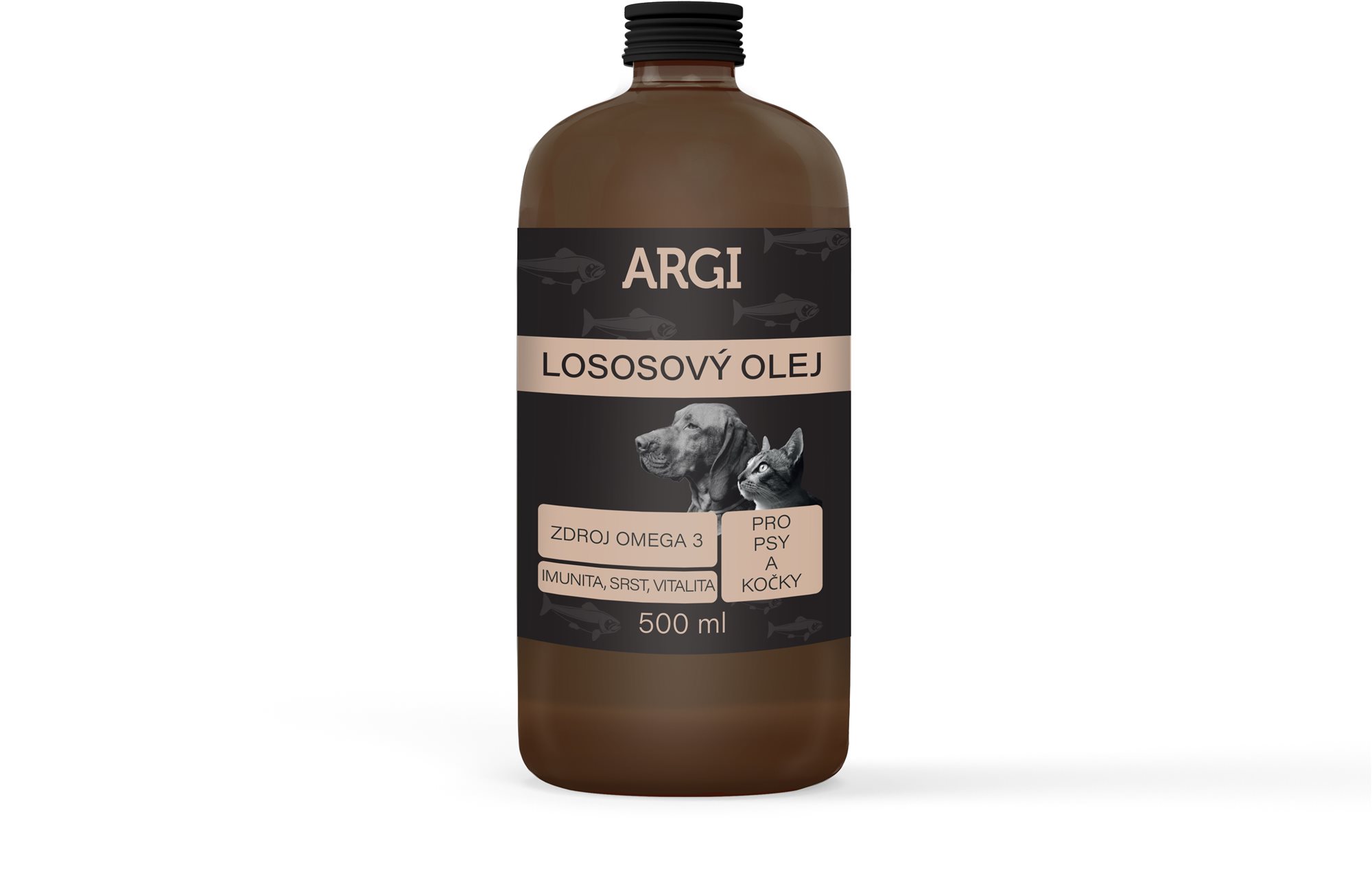 Argi Lososový olej 500 ml Olej pre psa