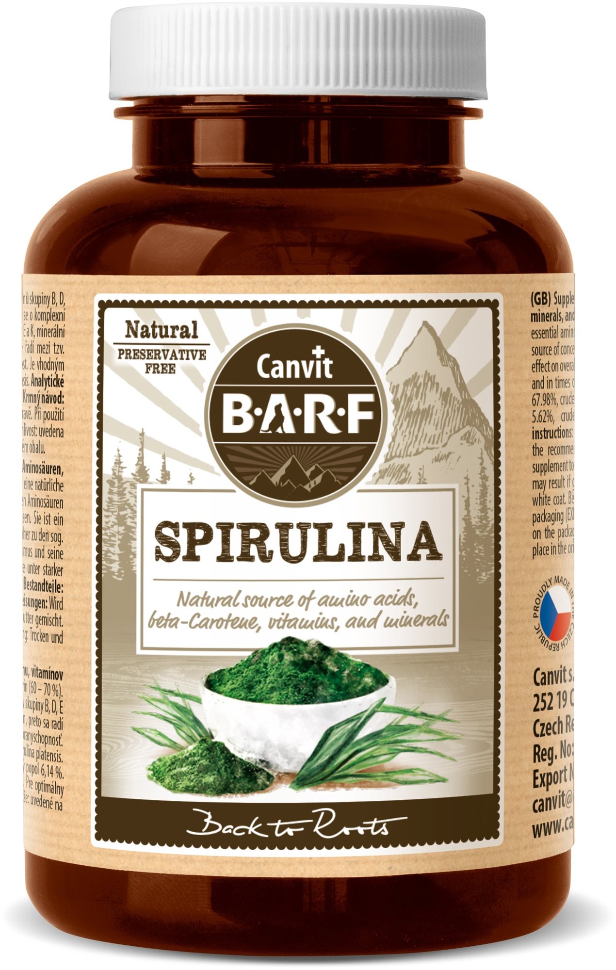 Canvit BARF Spirulina 90 g Doplnok stravy pre psov