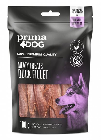 PrimaDog Kačacie filé 100 g Maškrty pre psov
