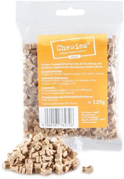 Chewies mini kostičky s jahňacím 125 g Maškrty pre psov