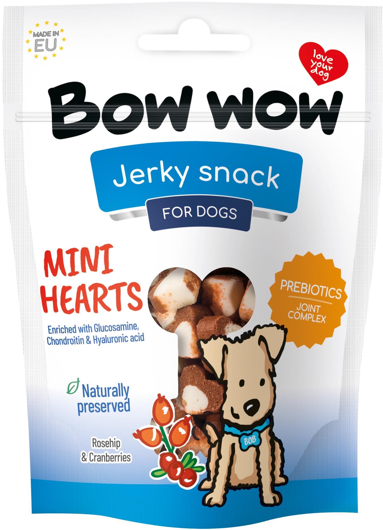Mira Mar BOW WOW Mini srdiečka 80 g Maškrty pre psov