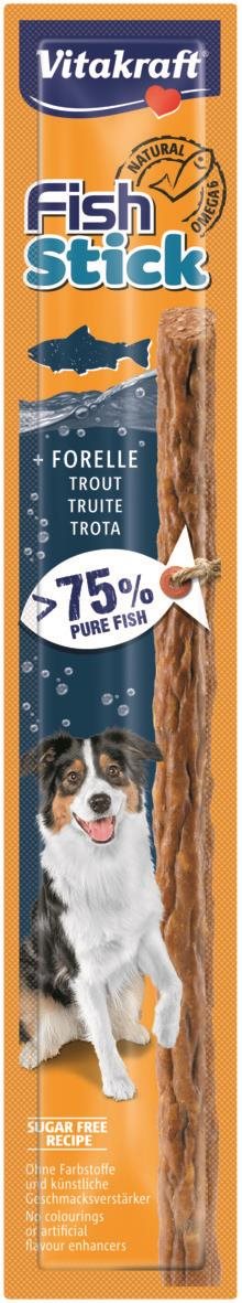 Vitakraft Dog pochúťka Fish Stick pstruh 1 ks Maškrty pre psov