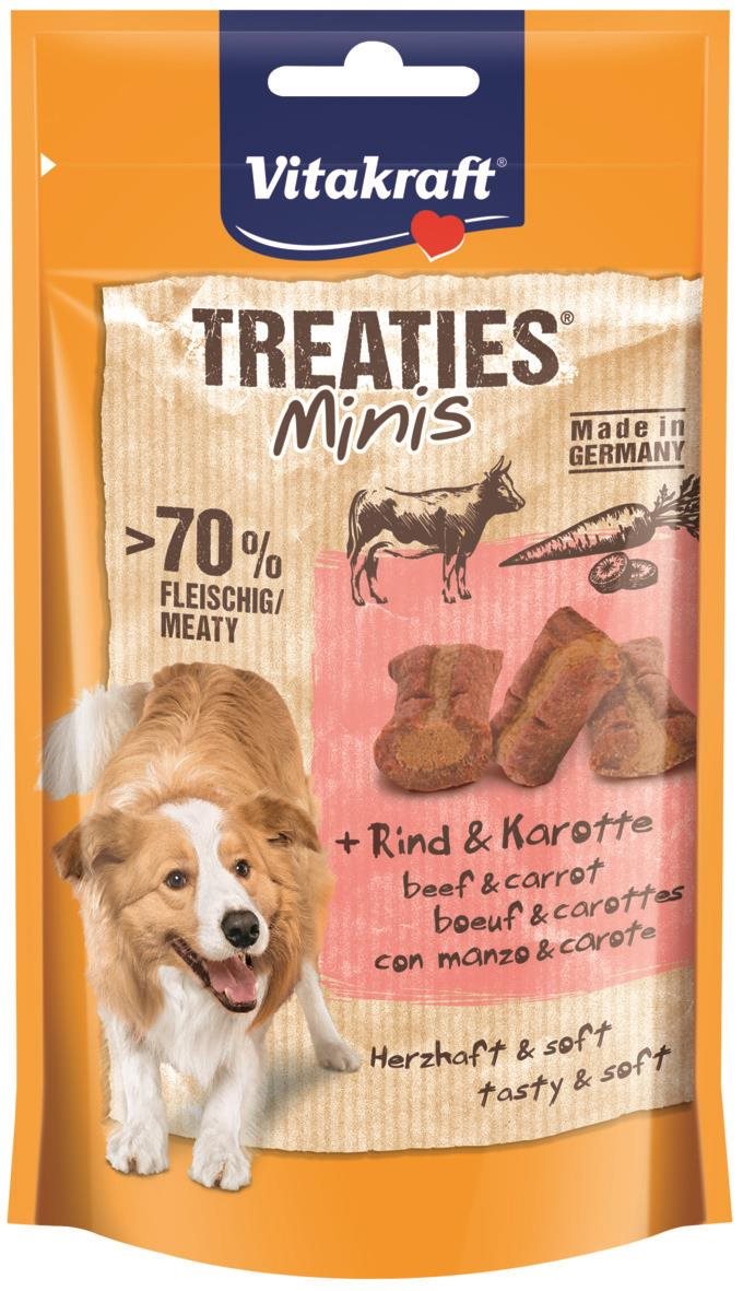 Vitakraft Dog pochúťka Treaties Minis hovädzie, mrkva 48 g Maškrty...