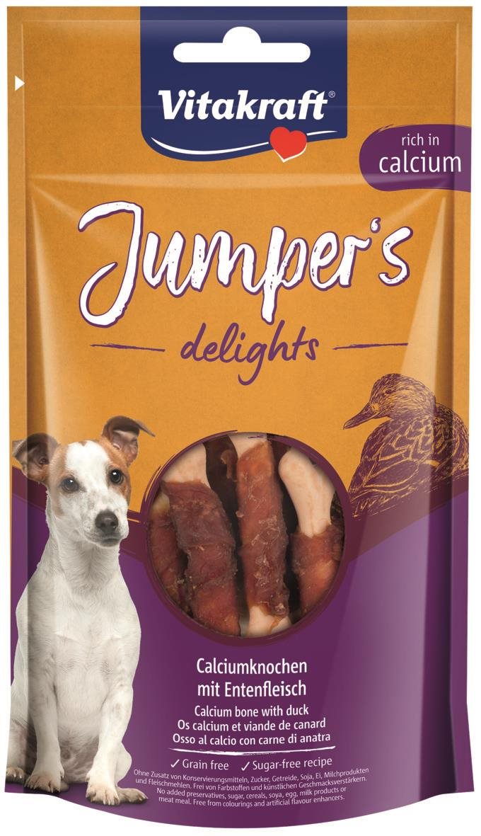 Vitakraft Dog pochúťka Jumpers delight bonas kačacia 80 g Maškrty...