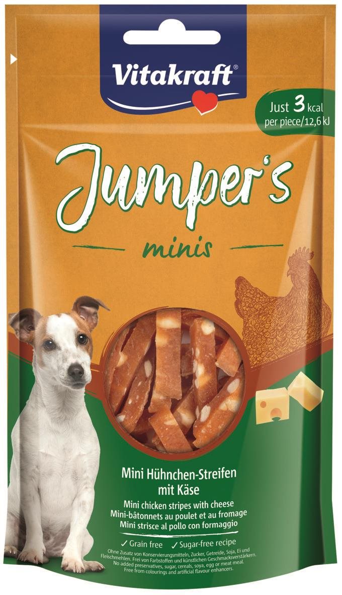 Vitakraft Dog pochúťka Jumpers minis kuracie so syrom 80 g Maškrty...