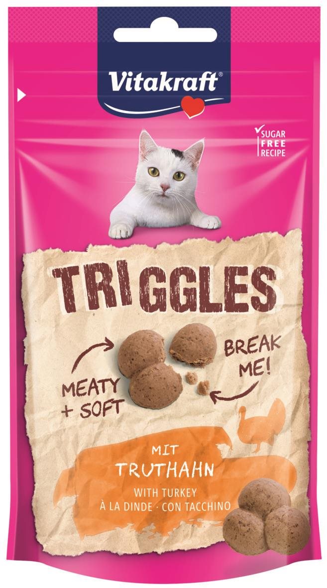 Vitakraft Cat pochúťka Triggles morčacie 40 g Maškrty pre mačky