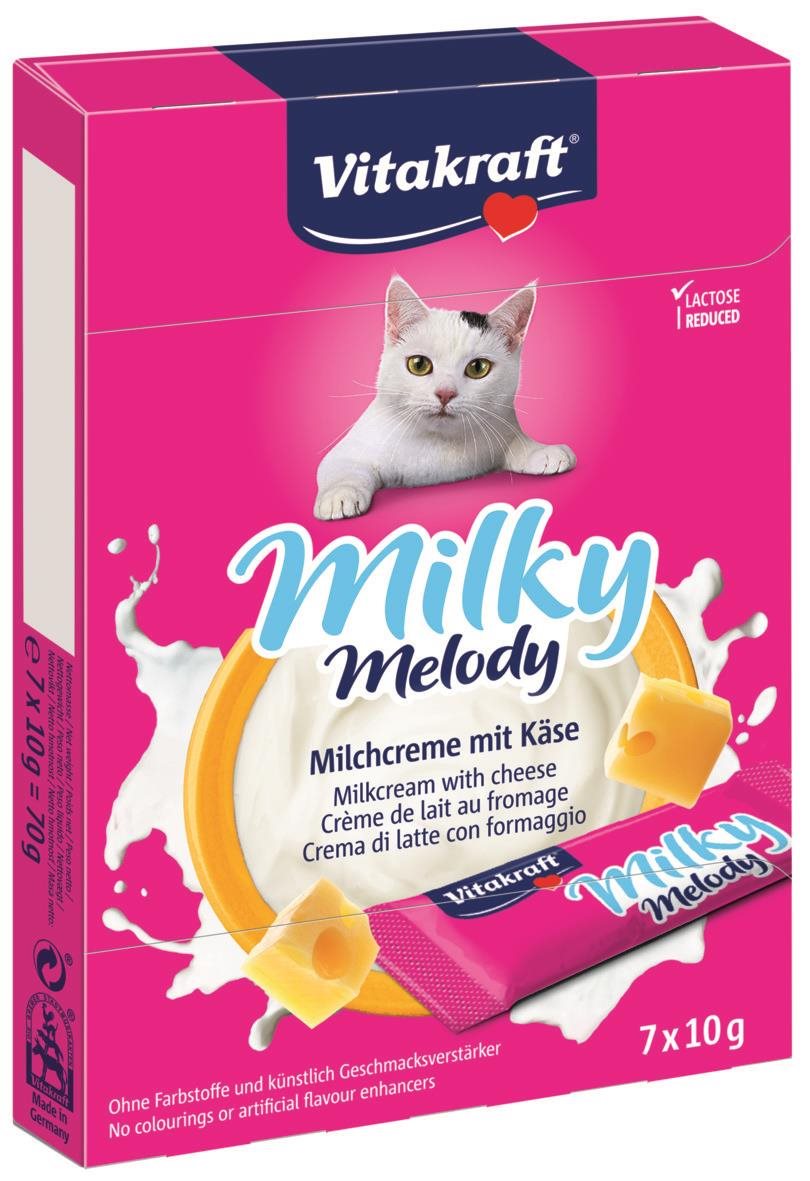 Vitakraft Cat pochúťka Milky Melody syr 70 g Maškrty pre mačky