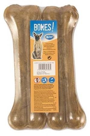 Duvo+ Bones! Lisovaná byvolia kosť 16,5cm 2ks Kosť pre psa