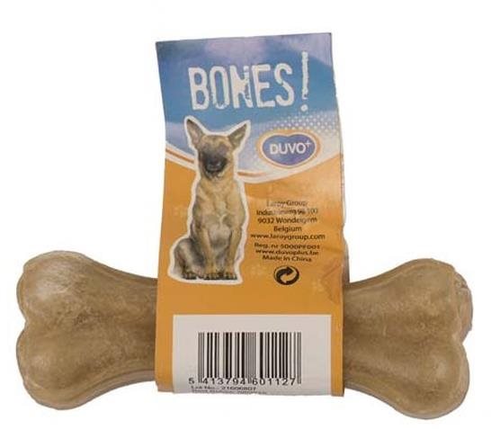 Duvo+ Bones! Lisovaná byvolia kosť 8 cm Kosť pre psa