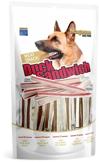 Magnum Kačacie sandwich prúžky 80 g Maškrty pre psov