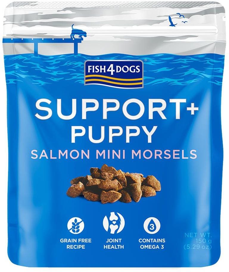 FISH4DOGS Maškrty pre šteniatka na podporu zdravia kĺbov s kúskami...