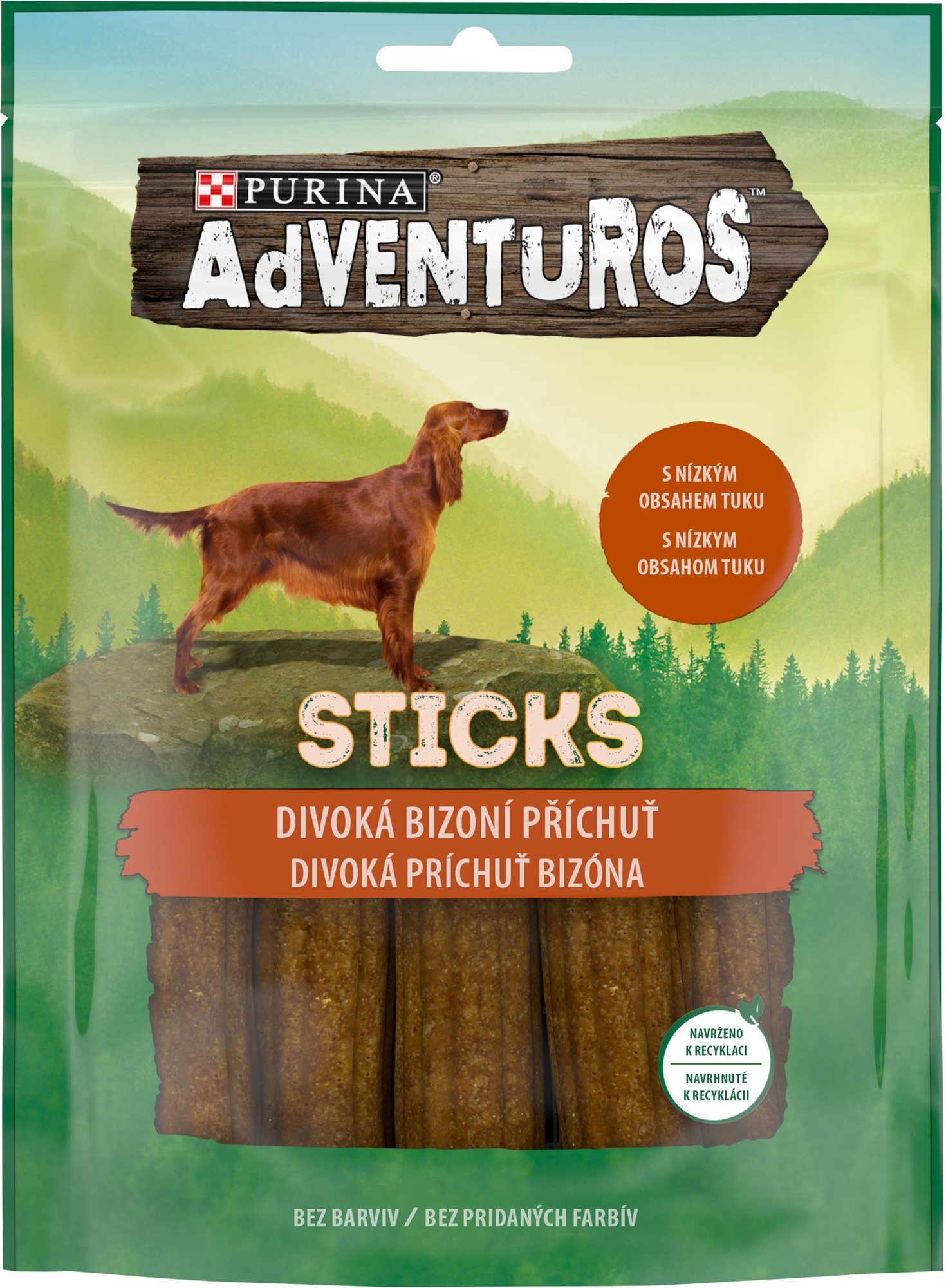 Adventuros sticks bizón120 g Maškrty pre psov