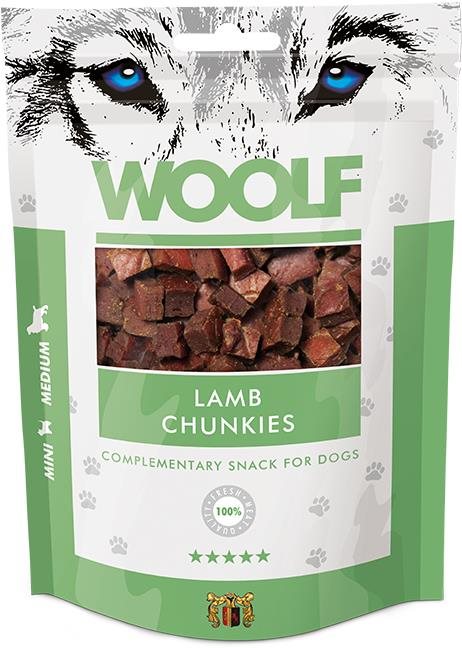 Woolf Lamb Chunkies 100 g Maškrty pre psov